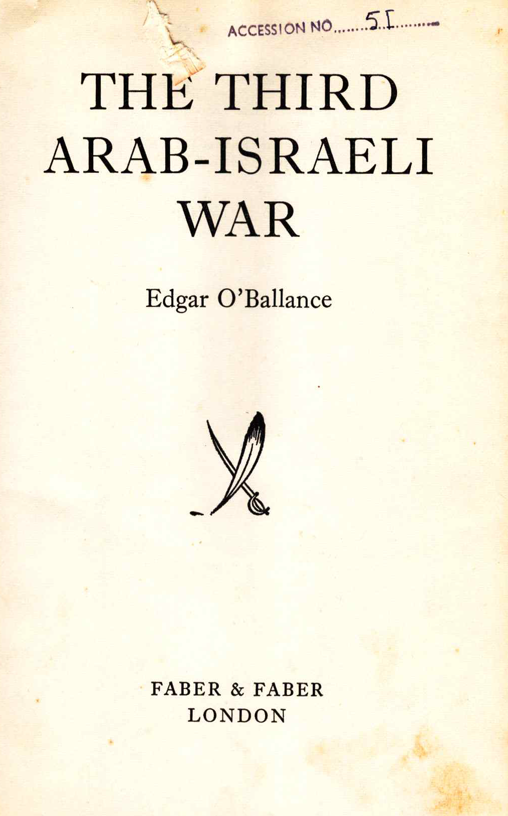 The third Arab-Israeli war
