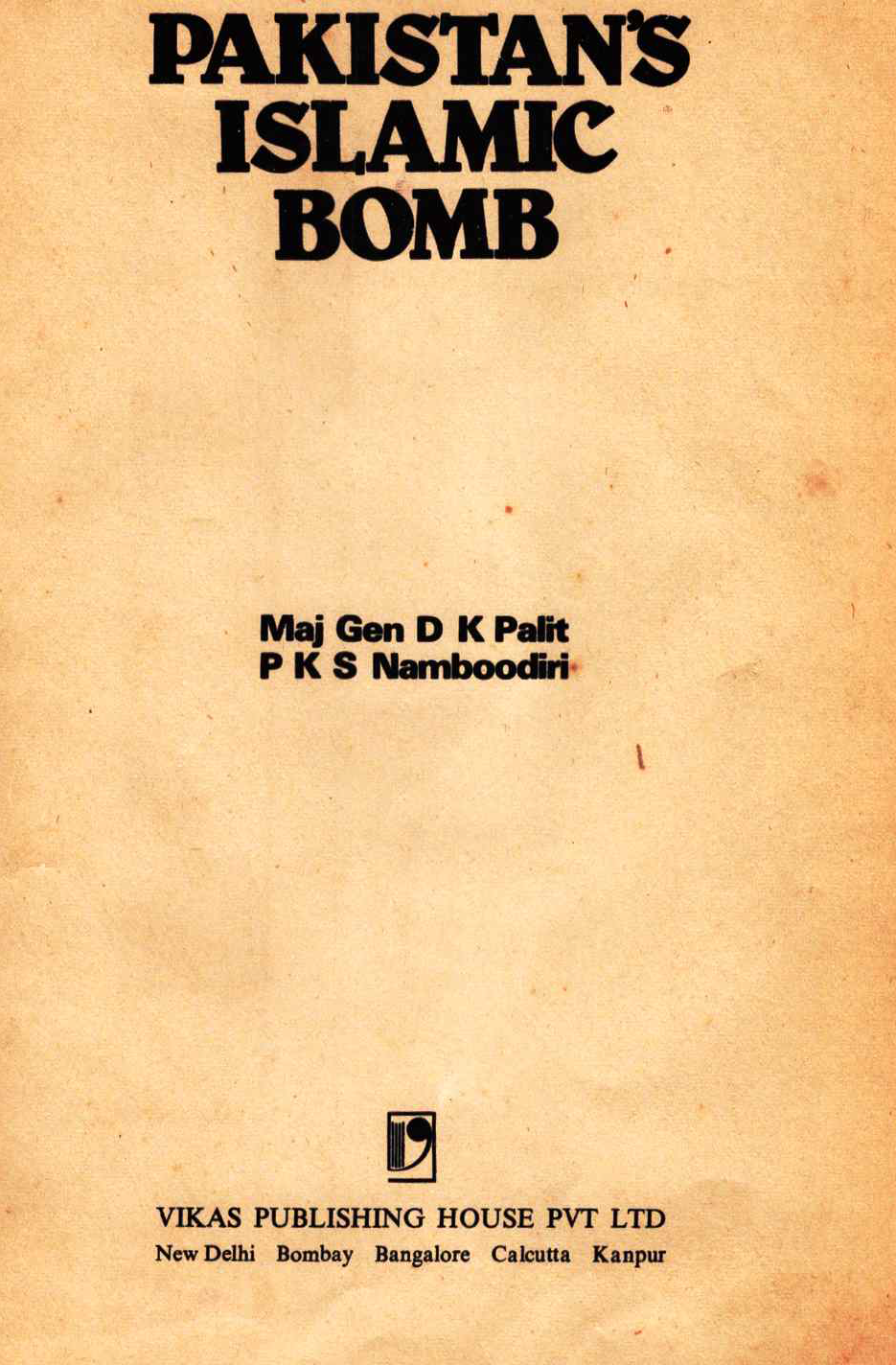 Pakistan's Islamic bomb