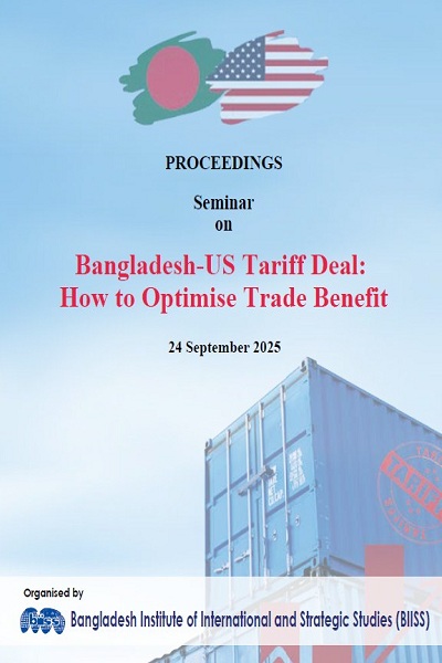 Proceedings : seminar on Bangladesh-US tariff deal: how to options trade benefit, 24 September 2025, BIISS Auditorium, Dhaka