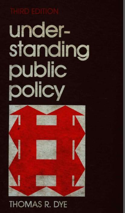 Understanding public  policy